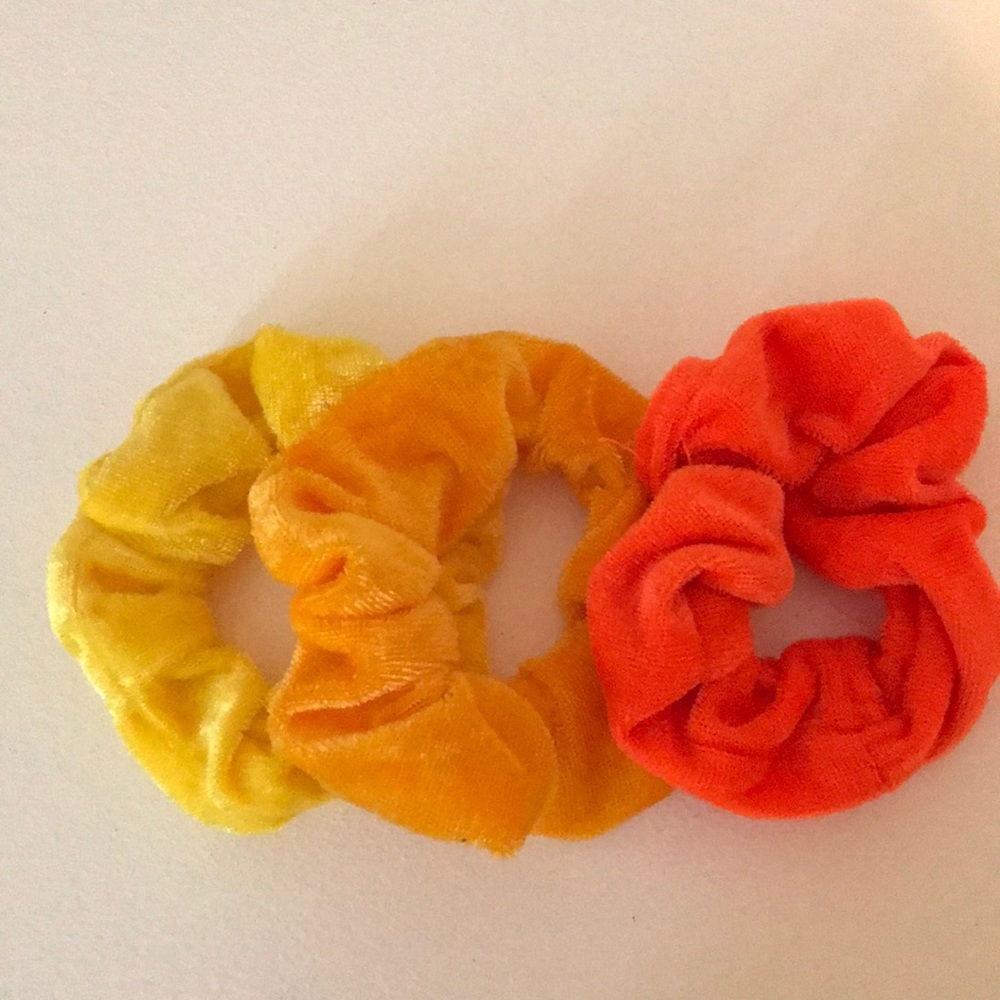 sunset schrunchie set